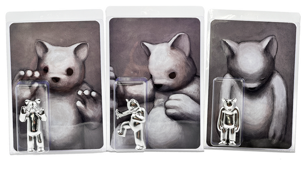 Realize Resist Resign Chrome Figure Set by Luke Chueh