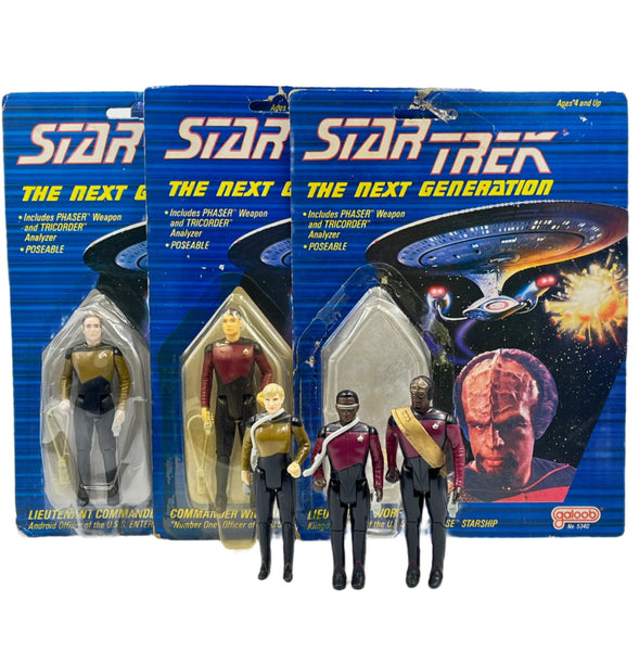 Star Trek The Next Generation Set of 5 by Galoob