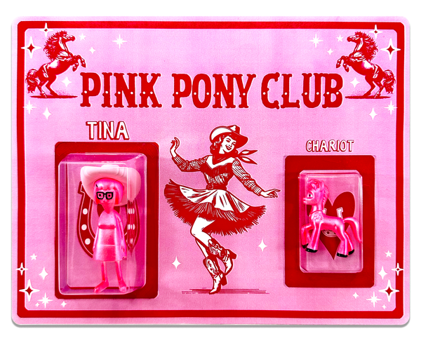 Pink Pony Club - Tina & Chariot by plasticpurpose 