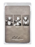 Realize Resist Resign Chrome Figure Set by Luke Chueh