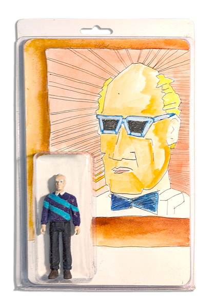 Sweaters keep us warm against the cold indifference of the universe by Yoyodyne Toy Division x Tim McDonald