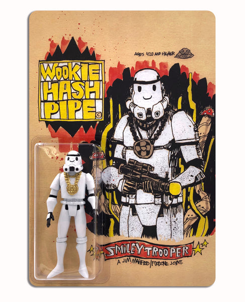 Wookie Hash Pipe: Smiley Trooper by Jim Mahfood