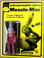 Anthropomorphic Cyborg Muscle Man by Suckadelic x Plaseebo