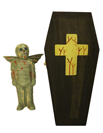 Swamp Zombie Bones with Coffin by Mike Egan