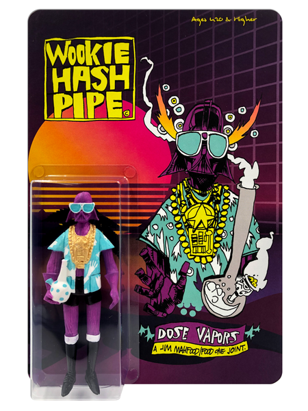Wookie Hash Pipe Neon Edition: Dose Vapors by Jim Mahfood